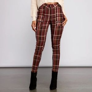 CLEARANCE SALE!! Super Cute Plaid skinny pants